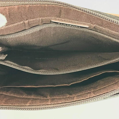 BURBERRY Hand Bag Tote Purse Leather Suede Brown Authentic