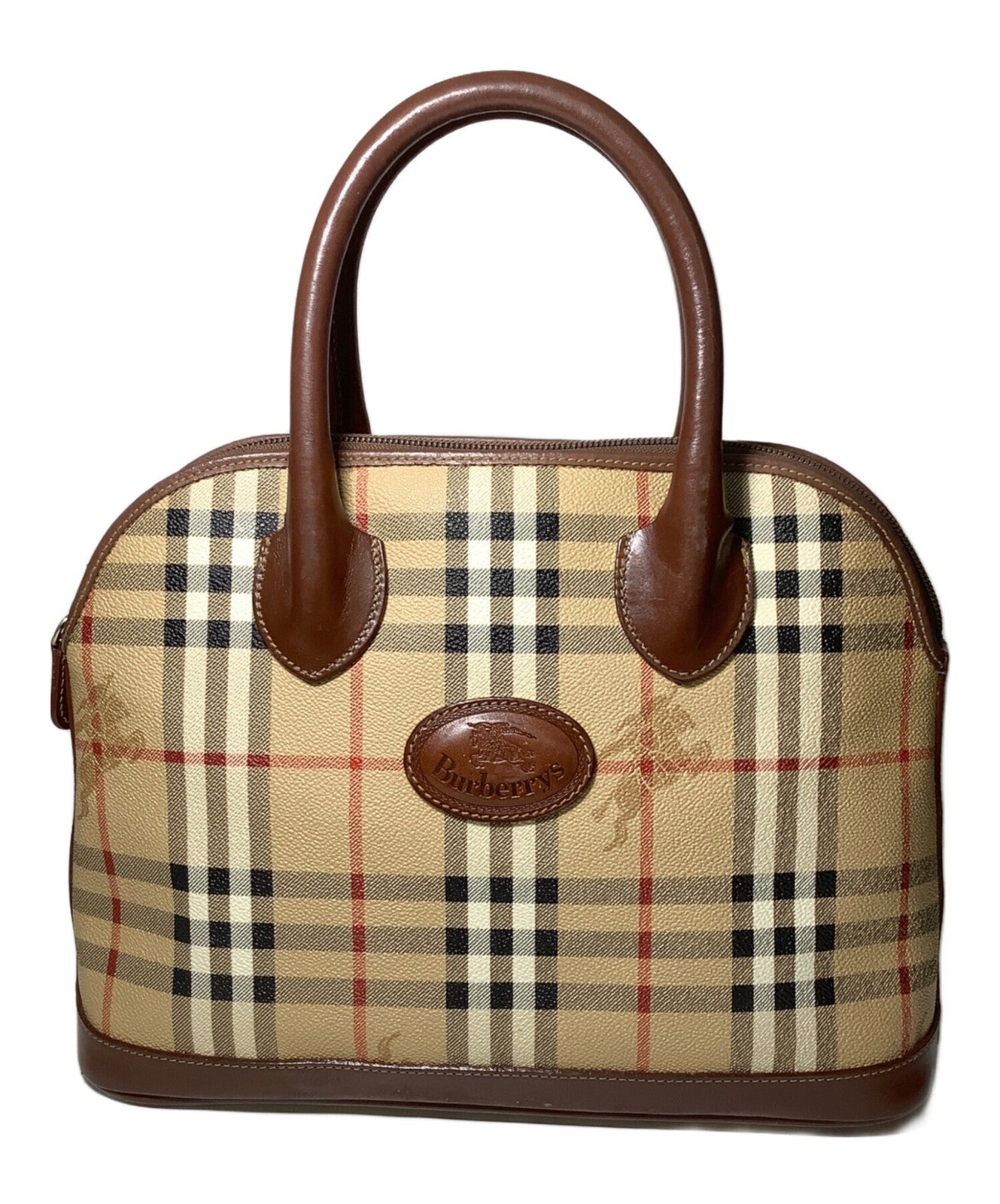BURBERRYS Hand Bag Tote Purse Nova Check Authentic