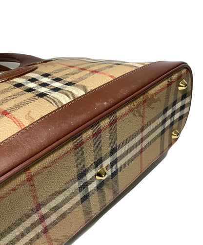 BURBERRYS Hand Bag Tote Purse Nova Check Authentic
