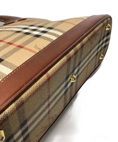 BURBERRYS Hand Bag Tote Purse Nova Check Authentic