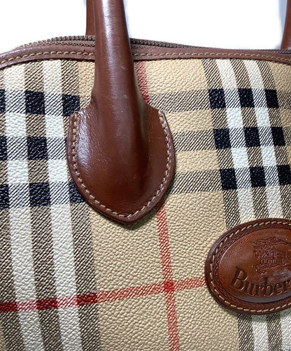 BURBERRYS Hand Bag Tote Purse Nova Check Authentic
