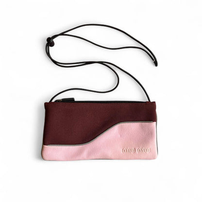 MIU MIU Shoulder Bag Purse Logo Authentic