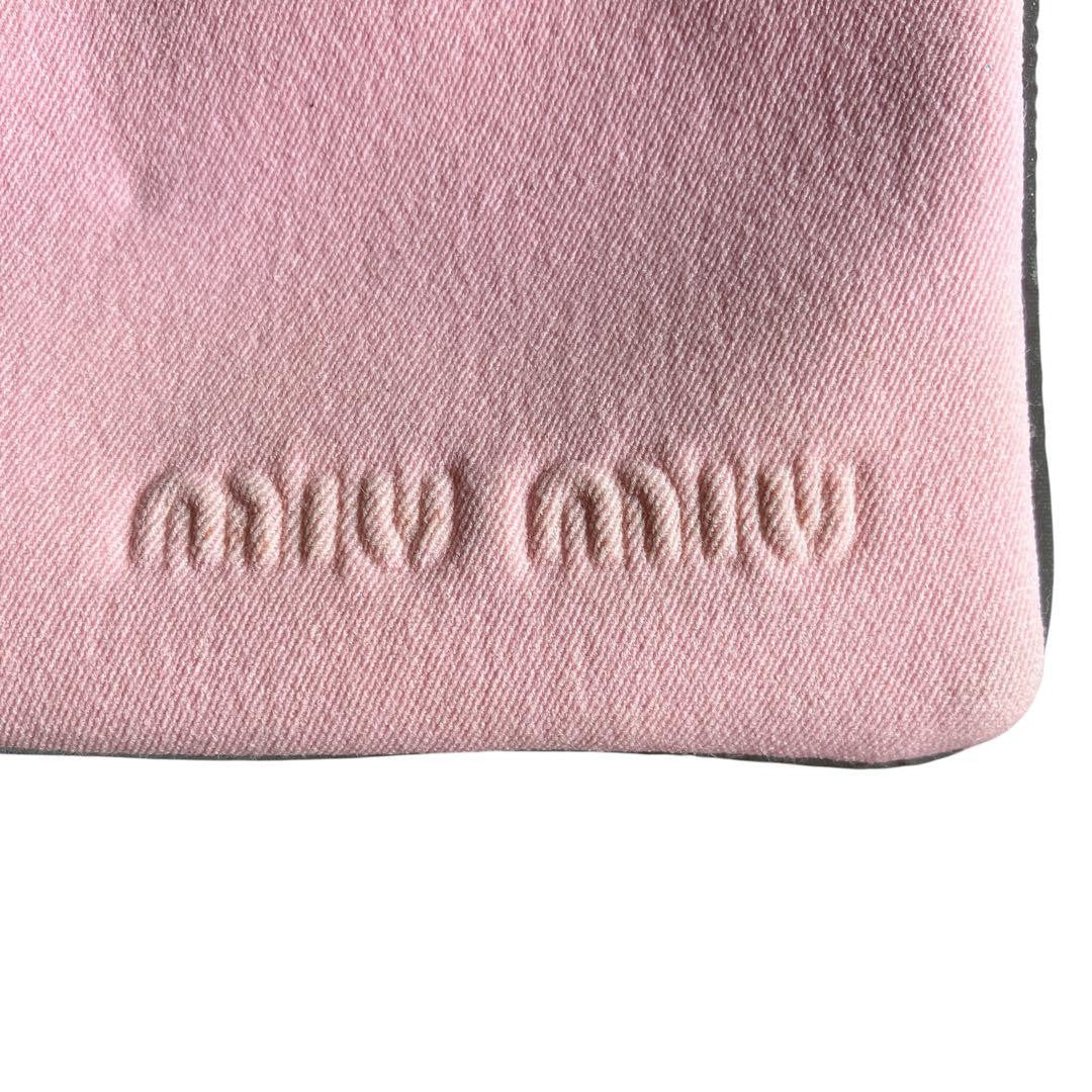 MIU MIU Shoulder Bag Purse Logo Authentic