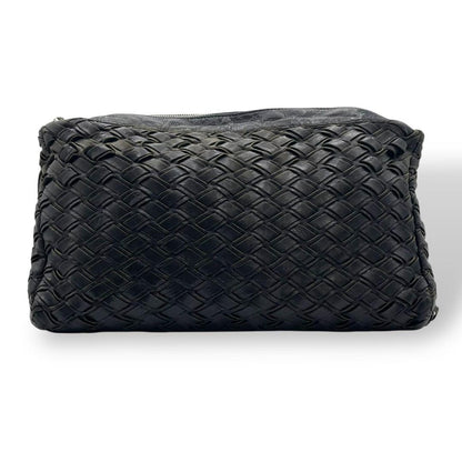 MIU MIU Clutch Bag Second Bag Leather Black Authentic