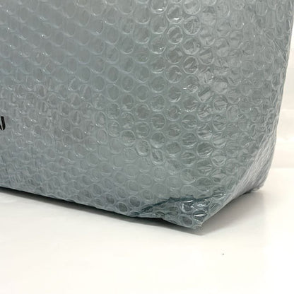 MIU MIU Hand Bag Tote Purse Logo Vinyl Gray Authentic