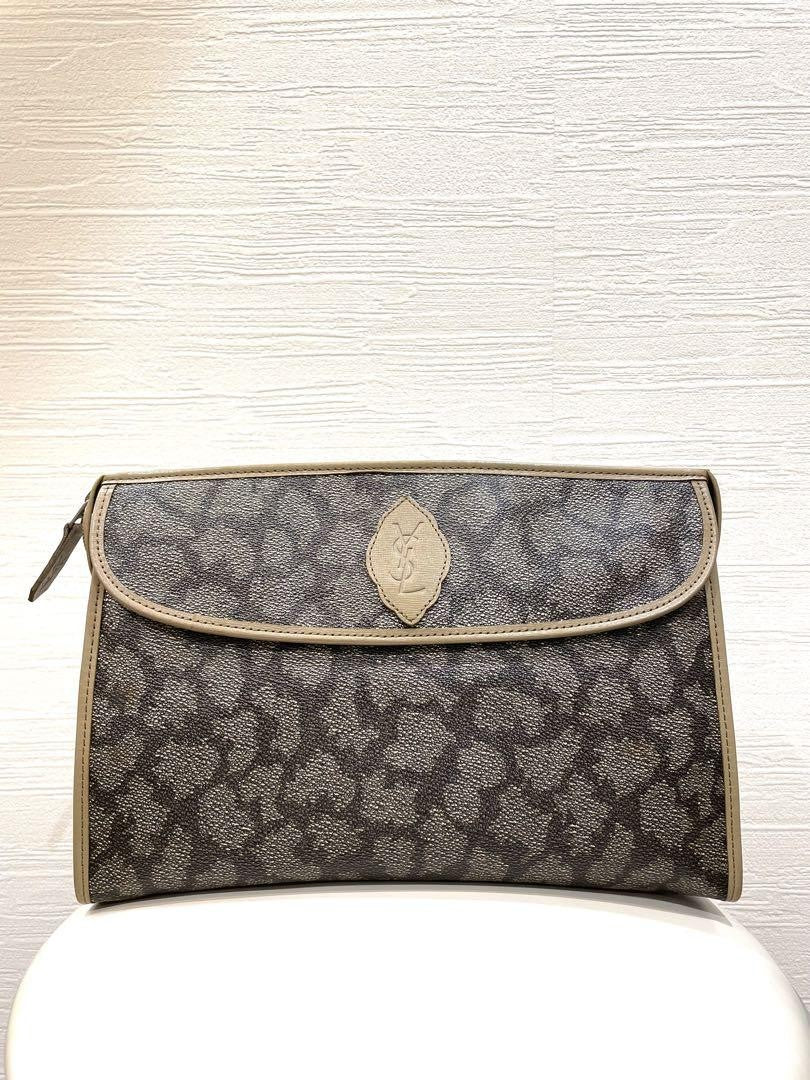 Saint Laurent Clutch Bag Second Bag YSL Cassandra Authentic