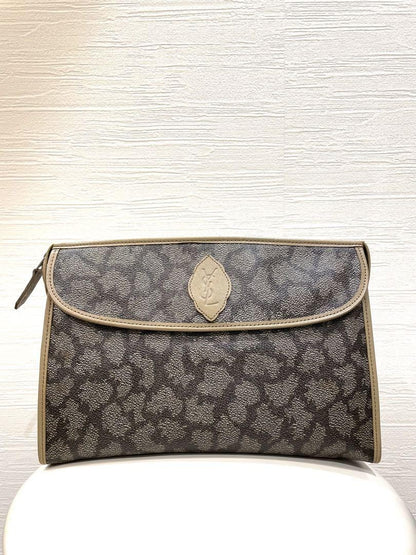 Saint Laurent Clutch Bag Second Bag YSL Cassandra Authentic