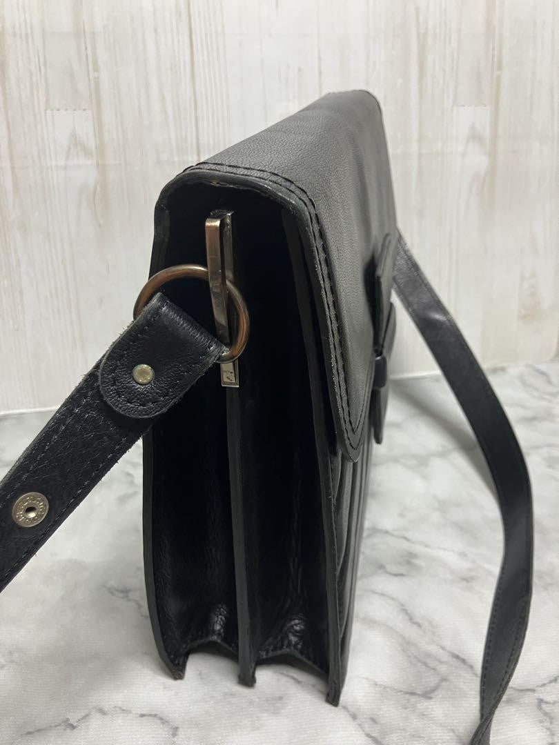 Saint Laurent Shoulder Bag Purse 2way Quilting Leather Black Authentic