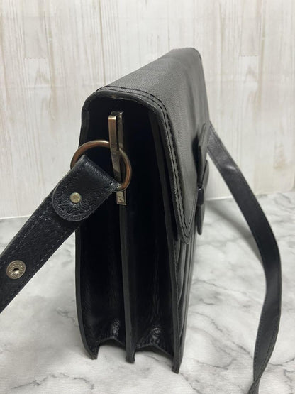 Saint Laurent Shoulder Bag Purse 2way Quilting Leather Black Authentic