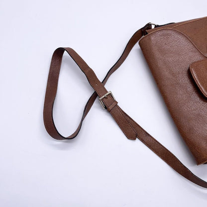 Saint Laurent Shoulder Bag Purse Brown Authentic