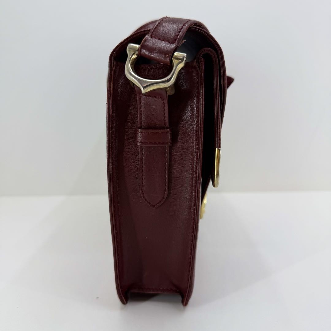 Cartier Shoulder Bag Purse Must Leather Authentic