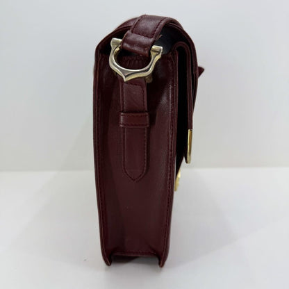 Cartier Shoulder Bag Purse Must Leather Authentic