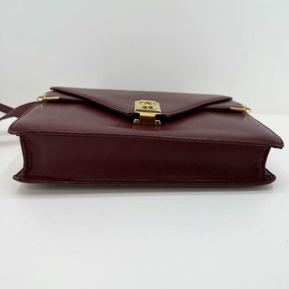 Cartier Shoulder Bag Purse Must Leather Authentic