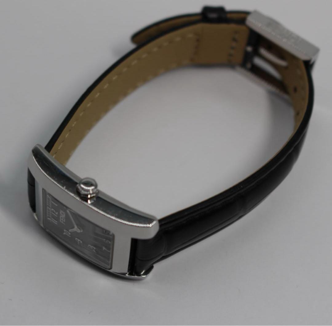 FENDI Quartz Watch Wristwatch Logo Black Silver Women's Authentic