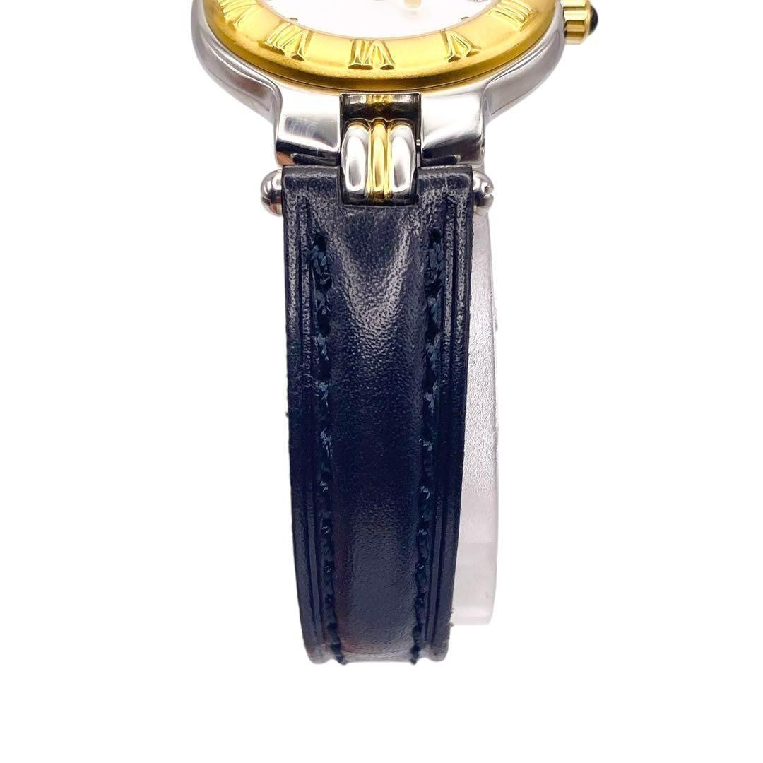 FENDI Quartz Watch Wristwatch FF Logo White Gold Women's Authentic