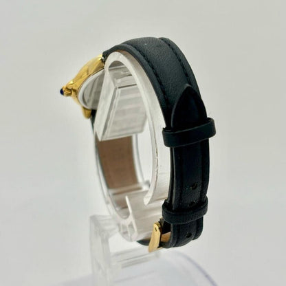 Saint Laurent Quartz Watch Wristwatch YSL Cassandra White Black Women's Auth