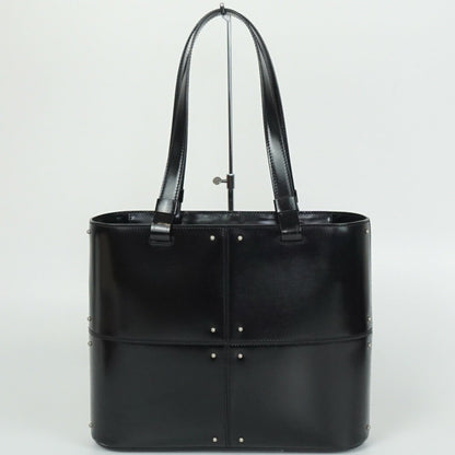 TOD'S Hand Bag Tote Purse Black Authentic
