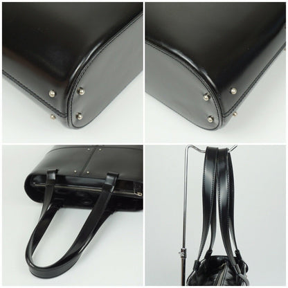 TOD'S Hand Bag Tote Purse Black Authentic