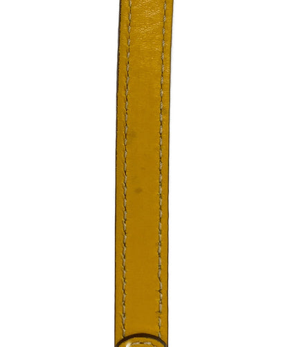 TOD'S Mini Hand Shoulder Bag Tote Purse 2way SELLA Mustard Authentic
