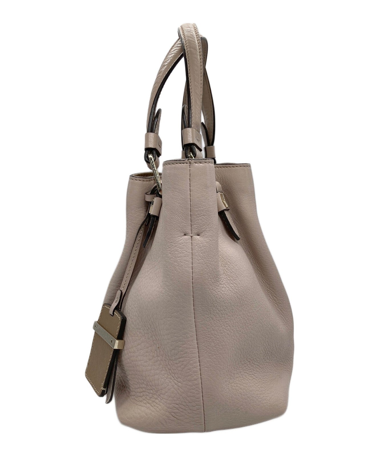 TOD'S Hand Bag Tote Purse Pink Authentic