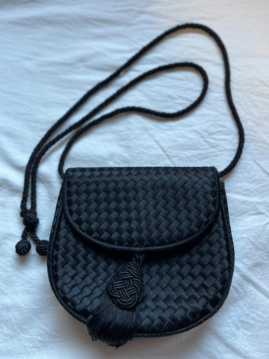 BOTTEGA VENETA Accessory Pouch Hand Pouch Intrecciato Black Authentic