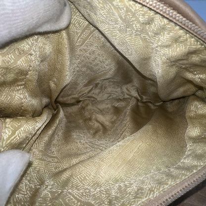 BOTTEGA VENETA Shoulder Bag Purse Intrecciato Leather Beige Authentic