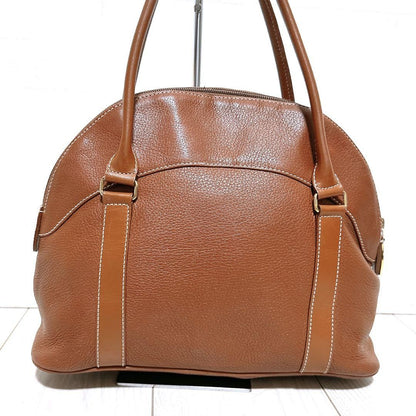 BURBERRYS Hand Bag Tote Purse Nova Check Leather Camel Authentic