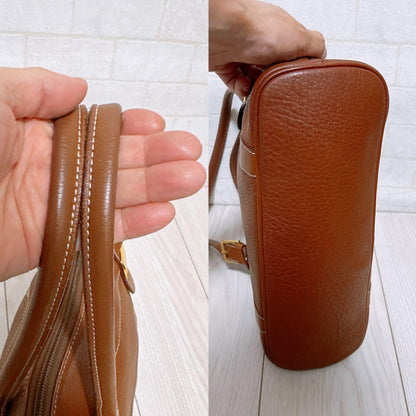 BURBERRYS Hand Bag Tote Purse Nova Check Leather Camel Authentic