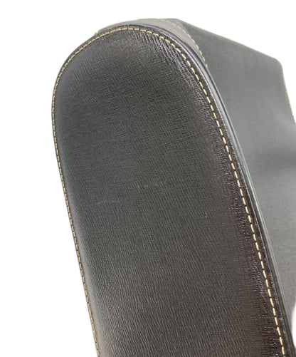 BURBERRY Hand Bag Tote Purse Nova Check Authentic Black