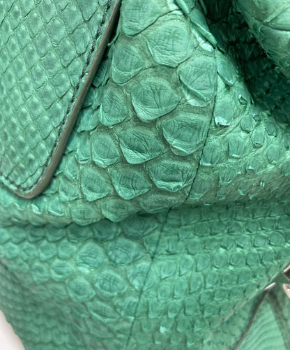 TOD'S Hand Bag Tote Purse 2way D-Styling Green Authentic