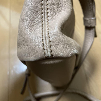GIVENCHY Hand Bag Tote Purse Nightingale Leather Beige Authentic