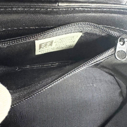 GIVENCHY Hand Bag Tote Purse Vanity Bag Leather Black Authentic