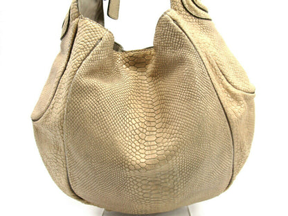 GIVENCHY Hand Bag Tote Purse Beige Authentic
