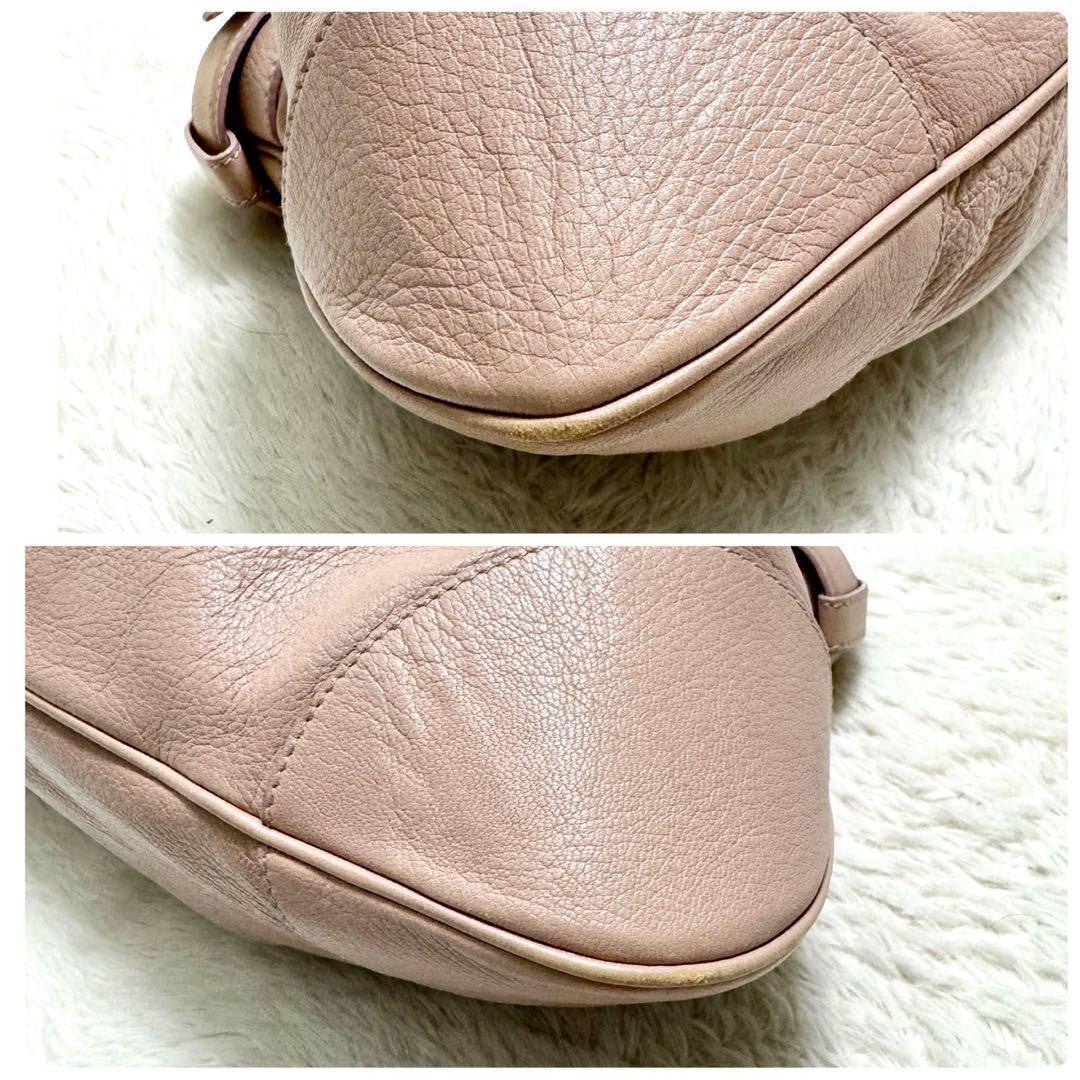 Salvatore Ferragamo Hand Bag Tote Purse Gancini Leather Pink Authentic