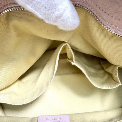 Salvatore Ferragamo Hand Bag Tote Purse Gancini Leather Pink Authentic