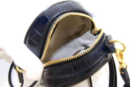 Chloe Shoulder Bag Purse Mini Bag Pouch Navy Authentic