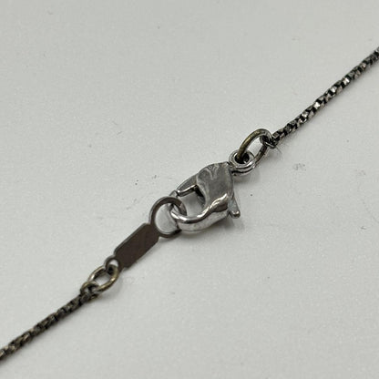 GUCCI Necklace Pendant Heart Silver Women Accessory Authentic