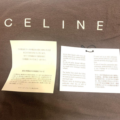 CELINE handbag Purse C Macadam Pink Suede Leather Women's Used Authentic