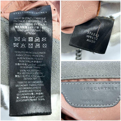 Stella McCartney Shoulder Bag Purse 2way Falabella Gray Authentic