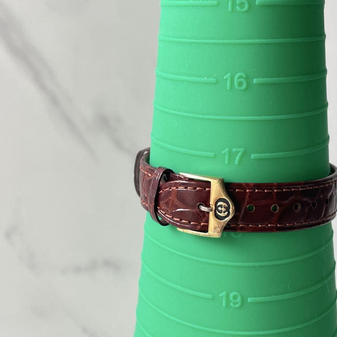 GUCCI Quartz Watch Wristwatch Gold Brown Women's Authentic