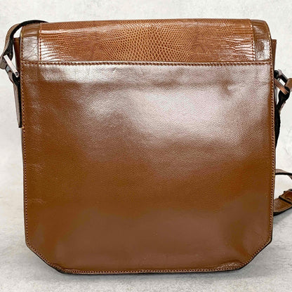 Saint Laurent  Bag Shoulder YSL Cassandra Logo Brown Authentic Leather