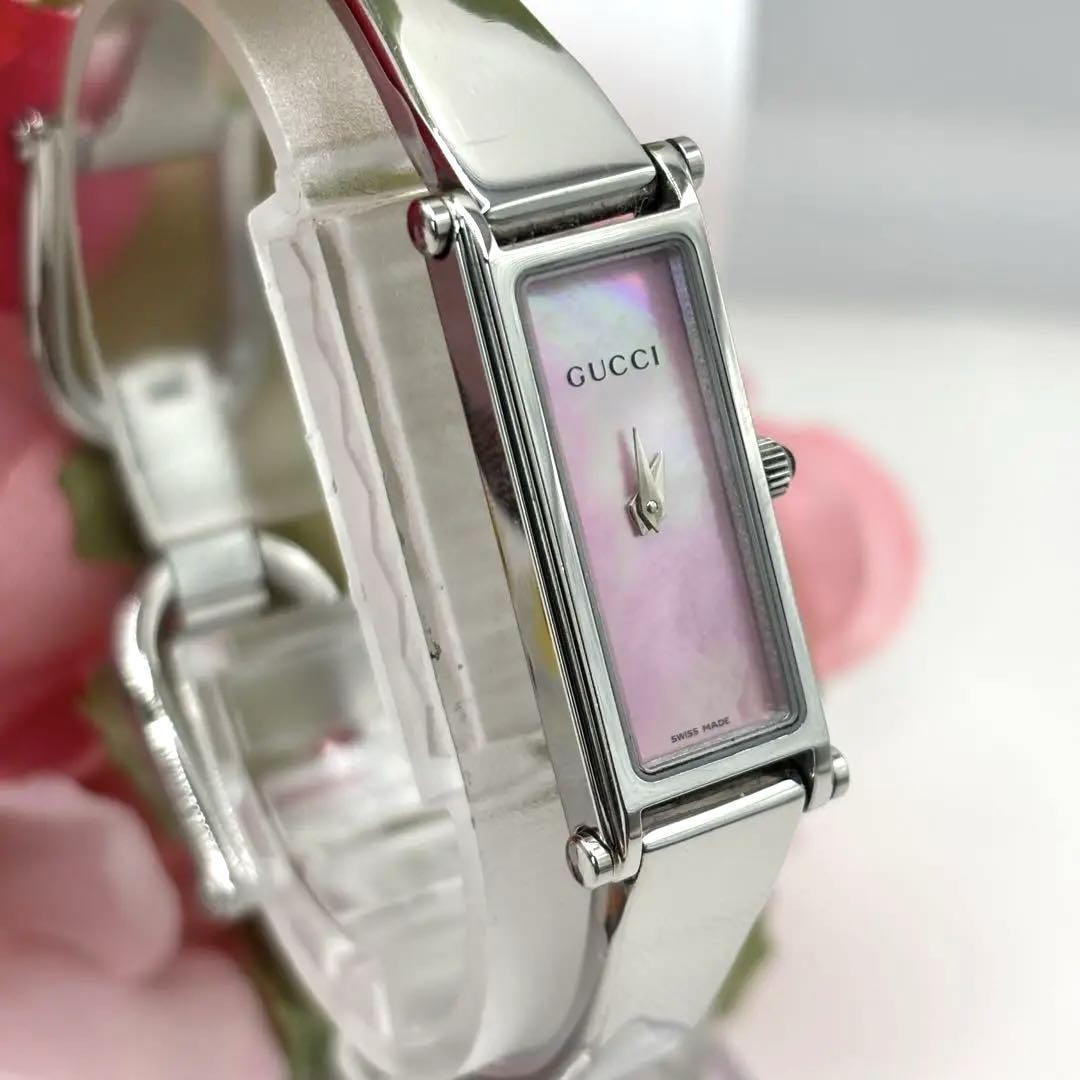 GUCCI 1500L Quartz Watch Wristwatch Silver Women's Authentic