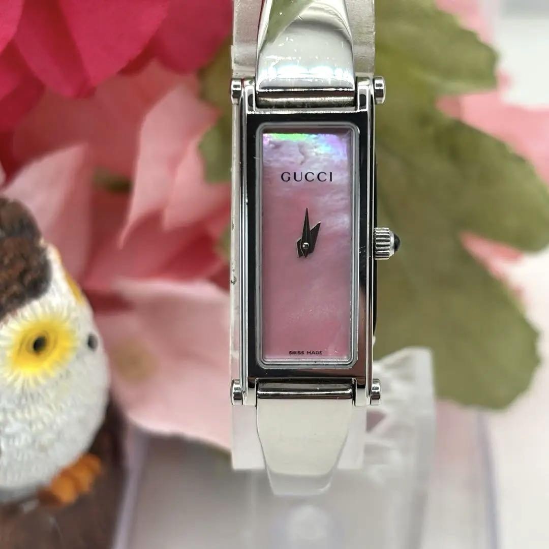 GUCCI 1500L Quartz Watch Wristwatch Silver Women's Authentic