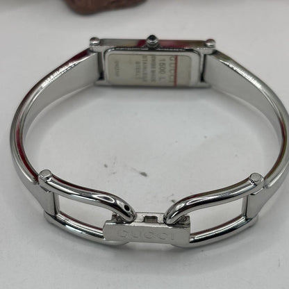 GUCCI 1500L Quartz Watch Wristwatch Silver Women's Authentic