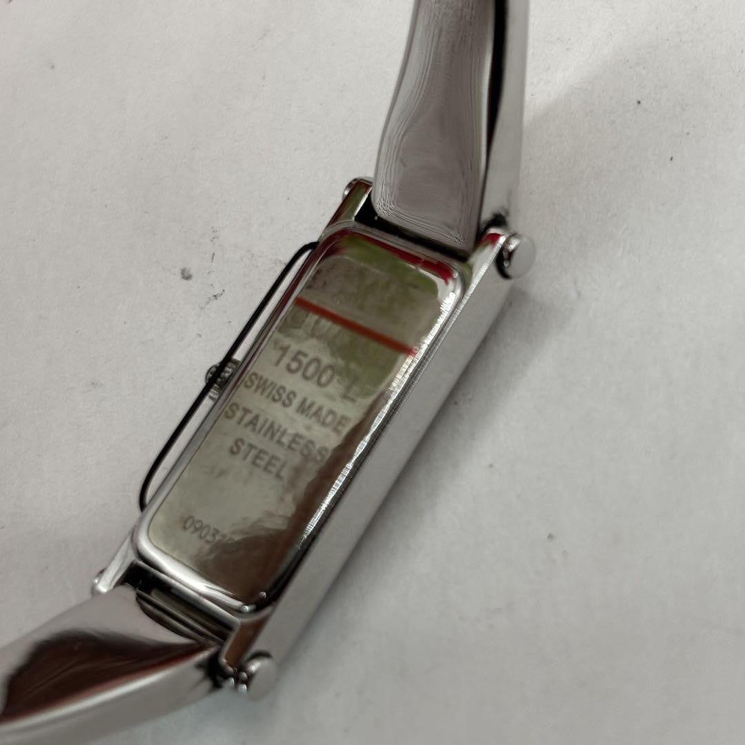 GUCCI 1500L Quartz Watch Wristwatch Silver Women's Authentic