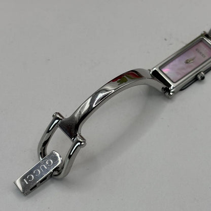 GUCCI 1500L Quartz Watch Wristwatch Silver Women's Authentic