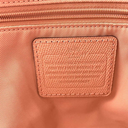 COACH Hand Bag Tote Purse Turn Lock Leather Pink Authentic
