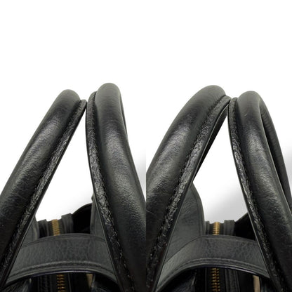 COACH Hand Shoulder Bag Tote Purse 2way 37779 Leather Black Authentic