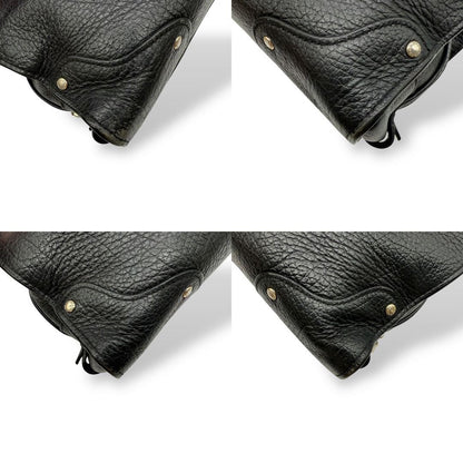 COACH Hand Shoulder Bag Tote Purse 2way 37779 Leather Black Authentic