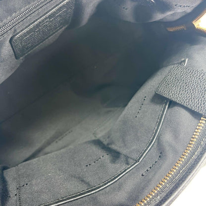 COACH Hand Shoulder Bag Tote Purse 2way Leather Black Authentic
